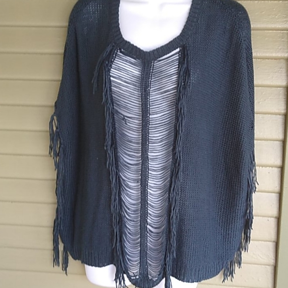 Bobeau Great Crochett Knit Sweater Shirt with L/XL - Picture 1 of 7